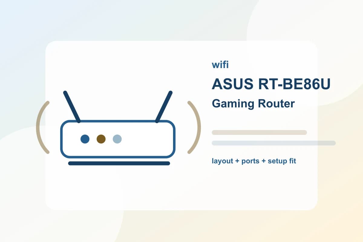 ASUS RT-BE86U Wi-Fi 7 Gaming Router