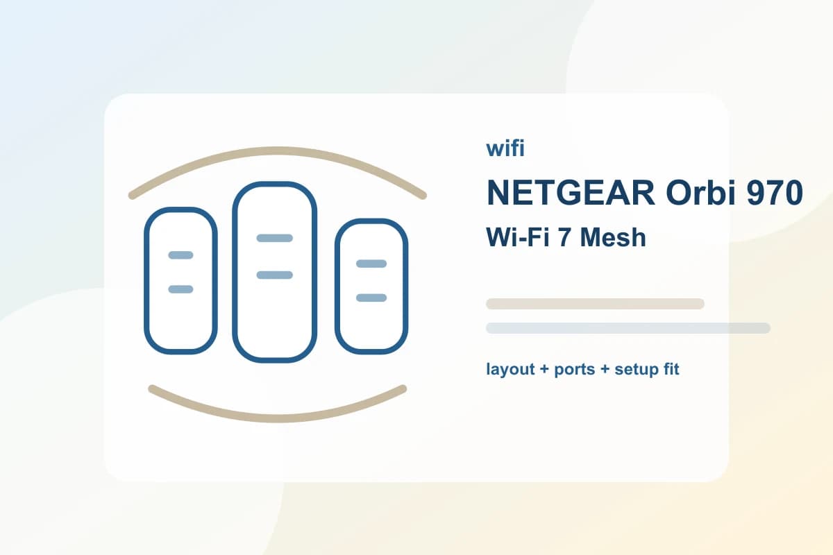 NETGEAR Orbi 970 Series Wi-Fi 7 Mesh System