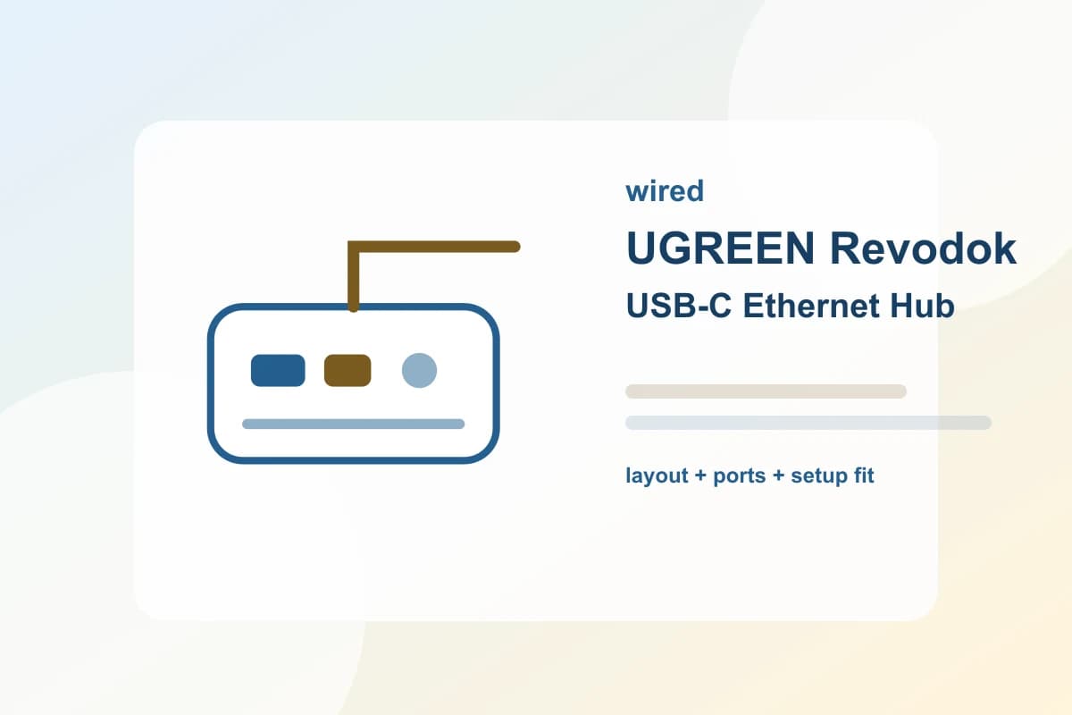 UGREEN Revodok USB-C Gigabit Ethernet Hub